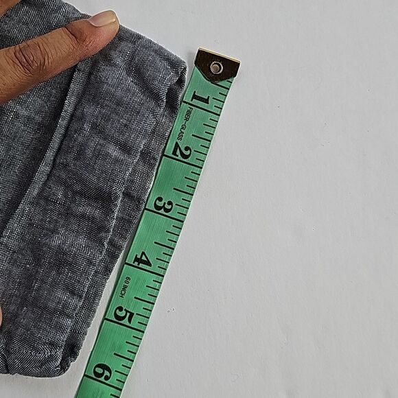 Athleta -140 Bali Linen Ankle Pant in Flint Grey Heather‎ #175799 size 8 - Picture 12 of 12